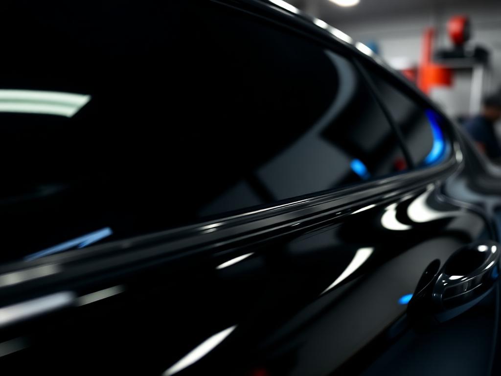 Insulfilm aplicado em vidro automotivo com recorte computadorizado